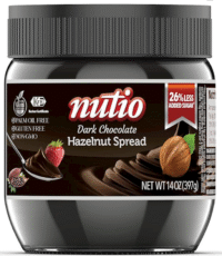 NUTIO Dark Chocolate Hazelnut Spread 14oz*12