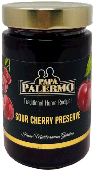 PALERMO Sour Cherry Preserves 372g/13.1oz*6  (45% fruit)