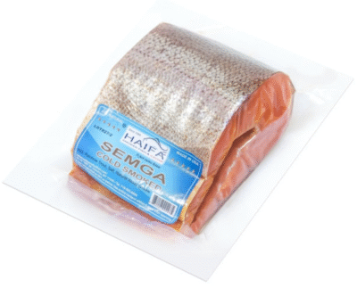 HAIFA Cold Smoked Semga Chunks V/P..( 6-7lbs*5)(Kosher)