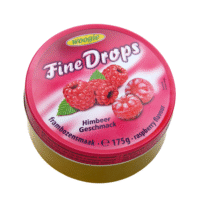 WOOGIE Fine Drops Raspberry Candies 175g*10
