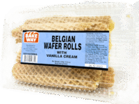 BAKEWAY Belgian Wafer Rolls with Vanilla Cream 420g*12 (WR 8403)