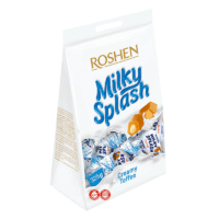 ROSHEN Toffee Candy Milky Splash w/Milky Filling #7353(Kosher&Halal) 325g*12
