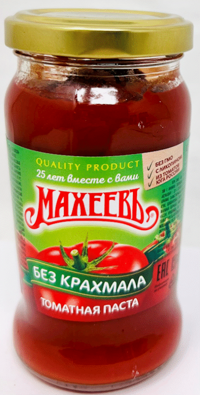 MAHEEV Tomato Paste Home Style 180g*12 (Glass)