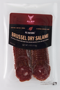 ALEF Brussel Dry Pork & Beef Salami Sliced 4oz*15