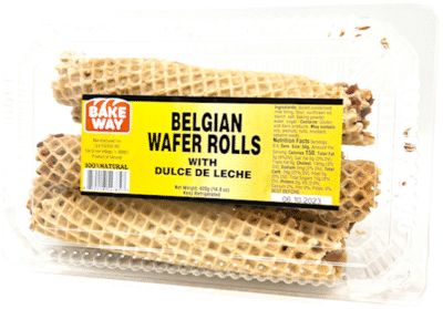 BAKEWAY Belgian Wafer Rolls with Dulche De Leche 420g*12 (WR 857)