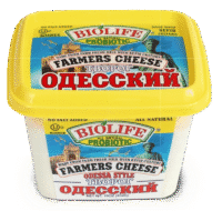 BIOLIFE Farmers Cheese Odesskiy (Kosher) 1lb*12