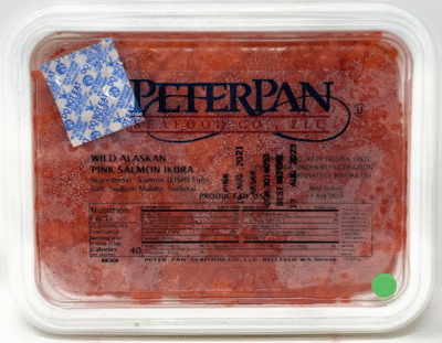 PETER PAN Pink #1 Wild Alaskan Salmon Caviar (Kosher) 1.1lb (500g)(Green)