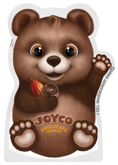 JOYCO Chocolate Dragee ""Mishutka"" w/Chocolate Filling 150g*20