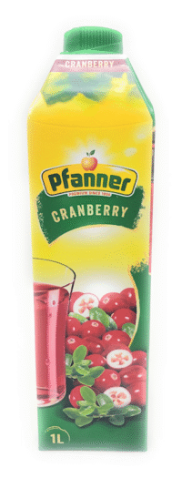 PFANNER Austrian Cranberry Juice 1L*8