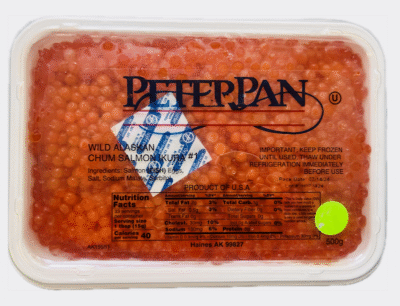 PETER PAN CHUM #1 Salmon Caviar (Kosher) 1.1lb (500g) (Green)