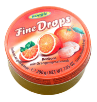 WOOGIE Fine Drops Orange Candies 200g*10