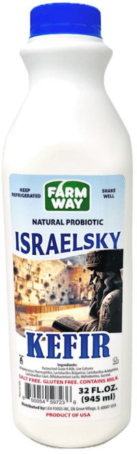 FARMWAY Kefir Israelsky Natural Probiotic Kosher 32oz*12
