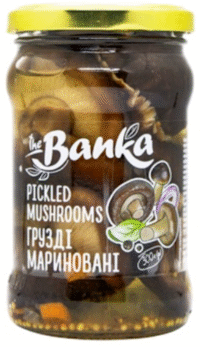 THE BANKA Marinated Shitake (Gruzd) Mushrooms 314ml*12