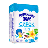 VOLOSHKOVE POLE Sweet Curd Mass With Vanilla 100g*18