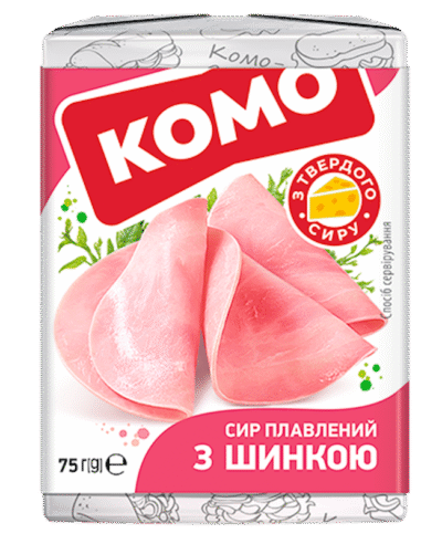 KOMO Processed Cheese Ham 75g*24
