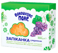 VOLOSHKOVE POLE Sweet Curd Dessert Zapikanka with Raisins 300g*6