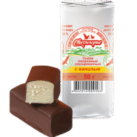 SVITLOGOR'E Choco Glazed Cheesecake 26% Vanilla 50g*12 (#384)