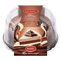 MIREL Cake 3 Chocolates 900g*6
