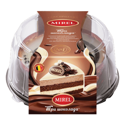 MIREL Cake 3 Chocolates 900g*6