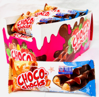 POLUS ""Choco-Shocks"" Sea-Salt Caramel Wafers 40g*24
