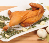 ANDY'S Smoked Chicken Half V/P ~ 33lb (22*1.5lb)