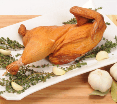 ANDY'S Smoked Chicken Half V/P ~ 33lb (22*1.5lb)