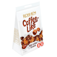 ROSHEN Caramel Candy Coffeelike w/Coffee-Milky Filling #7308(Kosher&Halal) 378g*12