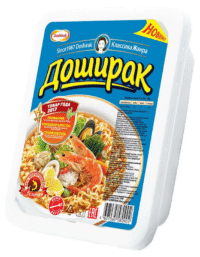 DOSHIRAK Instant Noodles w/Seafood Taste 90g*24