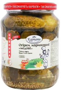 KARPAT Pickled Cucumbers Honey 680g*6