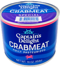 CAPTAIN'S DELIGHT Crab Meat ""Special""(Keep Refrigerated) 1lb*12