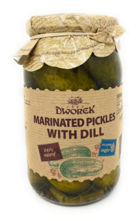 DWOREK Pickles Marinated With Dill 900g*8