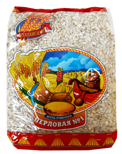 RUSSKOE POLE Pearl Barley Groats (Perlovaya) 800g*12