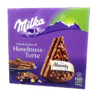 ALMONDY Milka Hazelnut Cake 400g*6 KOSHER/HALAL