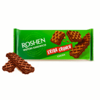 ROSHEN Wafers Sandwich Extra Crunch Cocoa #1275(Kosher&Halal) 142g*15