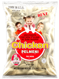 GRANDMA'S Pelmeni Chicken 2.4lb/150pc*12