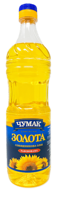 CHUMAK Sunflower Oil Refined 0.9L*15