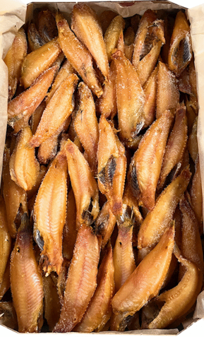 Gobi Cold Smoked (Bychki) H/G skin less 13.23 lb
