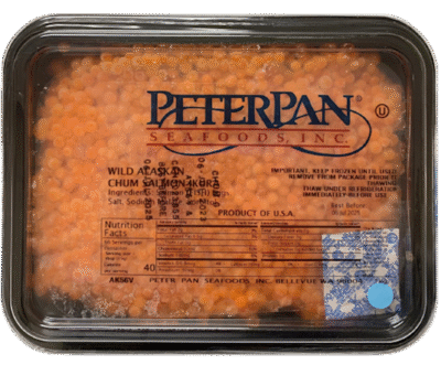 PETER PAN CHUM #2 Salmon Caviar (Kosher) 2.2lb (1000g) (Blue)