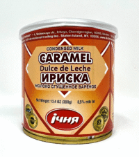ICHNYA Boiled Condensed Milk ""Caramel Iriska"" (HALAL)  E/O 380g*24