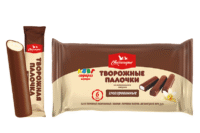 SVITLOGOR'E Choco Glazed Cheesecake Stick 23% Vanilla 180g*8