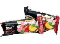 VOLOSHKOVE POLE Choco Glazed Cheesecake w/Peach Filling 36g*30