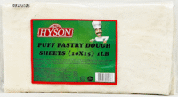 HYSON Puff Pastry Dough Sheet (Kosher&Halal) 1Lb*27(H101)