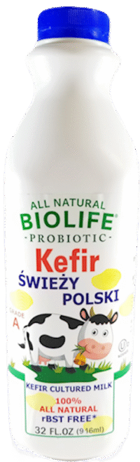 BIOLIFE Kefir Polish Probiotic (Kosher) 32oz*12