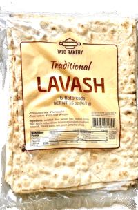 TATO BAKERY White Traditional Lavash 453g*12