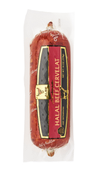 ALEF Alef Halal Beef Cervelat 14oz*10 Pre-Pack