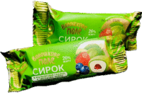 VOLOSHKOVE POLE Colored Glaze Cheesecake Forest Berries(Glaze LIME) 36g*30