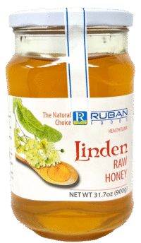 RUBAN Raw Linden Honey 900g*6