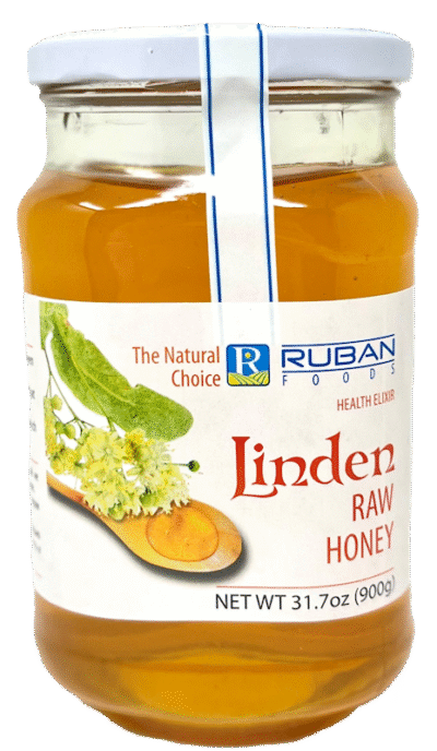 RUBAN Raw Linden Honey 900g*6