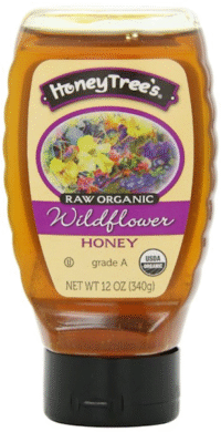 HONEY TREE Raw Organic Wildflower Honey (Kosher) 340g(12oz)*6