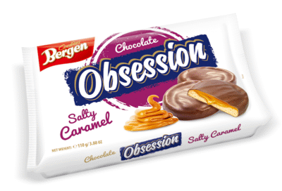BERGEN Obsession Salty Caramel Cookies 110g*18 (OBS004)